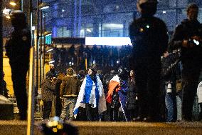 Security during the France Israel Football Match - Saint-Denis