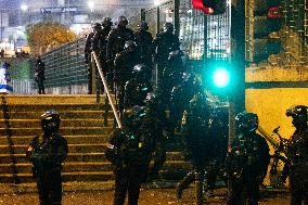 Security during the France Israel Football Match - Saint-Denis