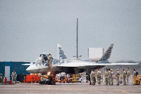 Russia's Su-57 at 2024 Zhuhai Air Show