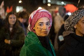 Pro-Palestinian Protest - Aubervilliers