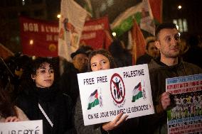 Pro-Palestinian Protest - Aubervilliers