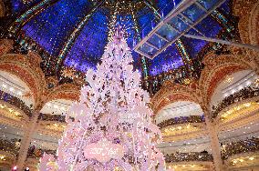 Galeries Lafayette 130th Christmas Lights Launch - Paris