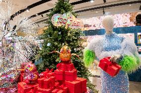 Galeries Lafayette 130th Christmas Lights Launch - Paris