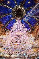 Galeries Lafayette 130th Christmas Lights Launch - Paris