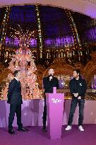 Galeries Lafayette 130th Christmas Lights Launch - Paris