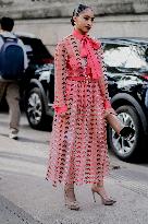 PFW - Elie Saab Street Style