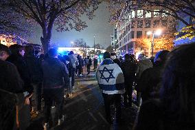 Israeli Fans Arrive For France v israel - Saint Denis