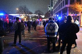 Israeli Fans Arrive For France v israel - Saint Denis