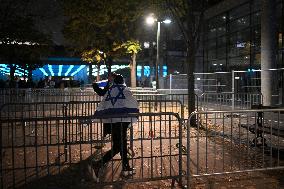 Israeli Fans Arrive For France v israel - Saint Denis