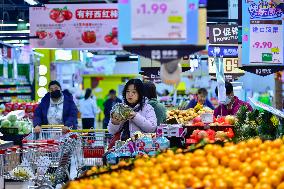 Growth in Total Retail Sales of Consumer Goods in China