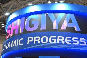 Signboards and logos for Shigiya Seiki Mfg.