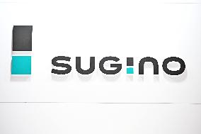 Sugino Machine's signboard and logo