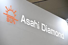 Asahi Diamond Industries signboard, logo