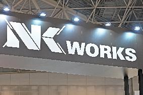 NK Works sign, logo