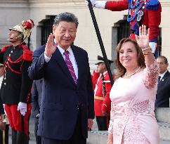 Xi Arrives In Peru For APEC Summit - Lima