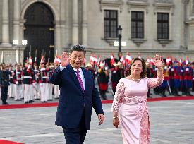 Xi Arrives In Peru For APEC Summit - Lima