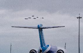 Russian Warrior Flight team performs at 2024 Zhuhai Air Show