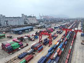 China Lianyungang China-Europe Freight Train