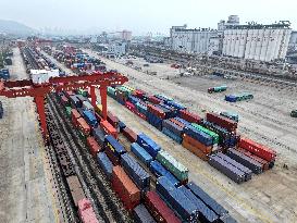 China Lianyungang China-Europe Freight Train