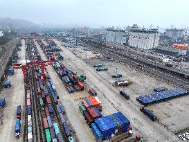 China Lianyungang China-Europe Freight Train