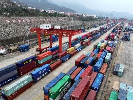 China Lianyungang China-Europe Freight Train