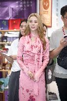 Female singer ELKIE Attends The International Tea Expo in Taipei