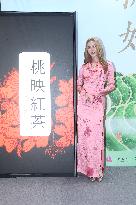 Female singer ELKIE Attends The International Tea Expo in Taipei