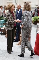 Queen Sofia Visit To Rastrillo Nuevo Futuro - Madrid