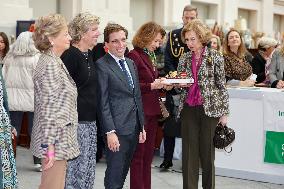 Queen Sofia Visit To Rastrillo Nuevo Futuro - Madrid