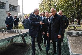 Gil Averous Visits Alfred Nakache Pool Facilities - Toulouse