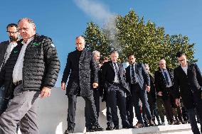 Gil Averous Visits Alfred Nakache Pool Facilities - Toulouse