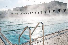 Gil Averous Visits Alfred Nakache Pool Facilities - Toulouse