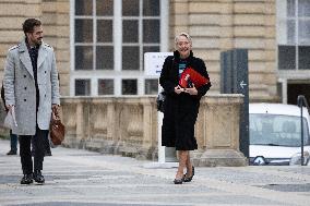 Hearing of Elisabeth Borne at the French Senate - Paris