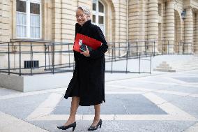 Hearing of Elisabeth Borne at the French Senate - Paris