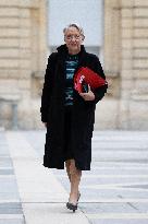 Hearing of Elisabeth Borne at the French Senate - Paris