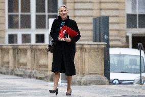 Hearing of Elisabeth Borne at the French Senate - Paris