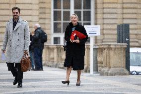 Hearing of Elisabeth Borne at the French Senate - Paris