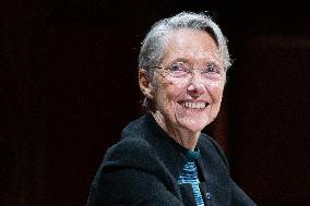 Hearing of Elisabeth Borne at the French Senate - Paris