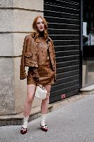 PFW - Akris Street Style