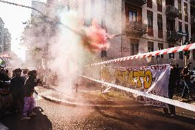 The No Meloni Day Demonstration of Students Against School and Government - Milan