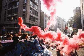 The No Meloni Day Demonstration of Students Against School and Government - Milan