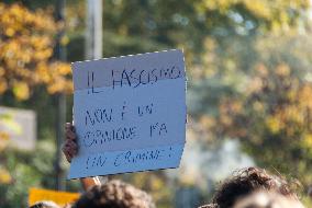 The No Meloni Day Demonstration of Students Against - Rome