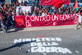 The No Meloni Day Demonstration of Students Against - Rome