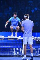 Alexander Zverev Defeats Carlos Alcaraz At ATP Finals Tennis - Turin