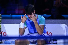 Alexander Zverev Defeats Carlos Alcaraz At ATP Finals Tennis - Turin