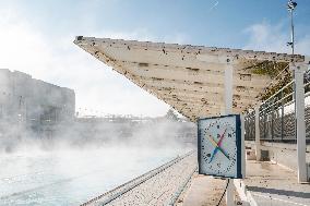 Gil Averous Visits Alfred Nakache Pool Facilities - Toulouse