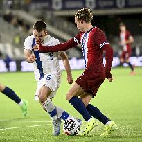 European Under21 Football Championship 2025 qualification match Finland vs Norway