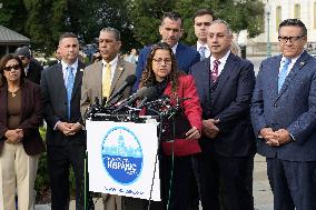 DC: Rep Barragan hold a CHC new members press conference