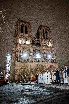 Notre Dame de Paris forecourt - Paris