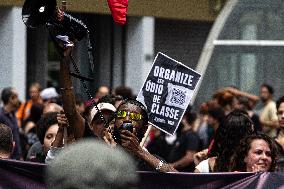 Protest For An End To The 6X1 Work Schedule In Brazil